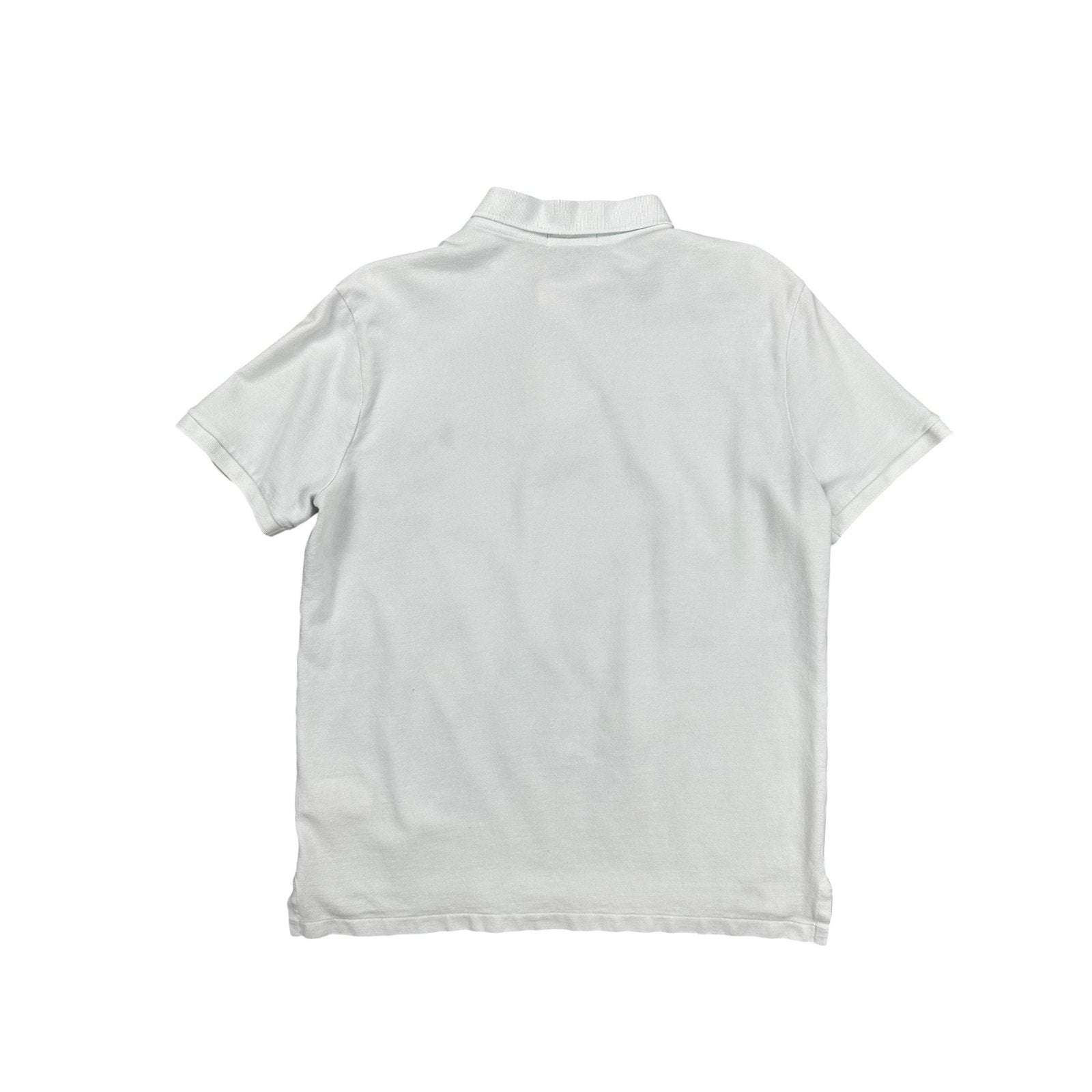 Polo Ralph Lauren Custom Slim Fit Mesh Knit Polo in White — Size Large // Preowned