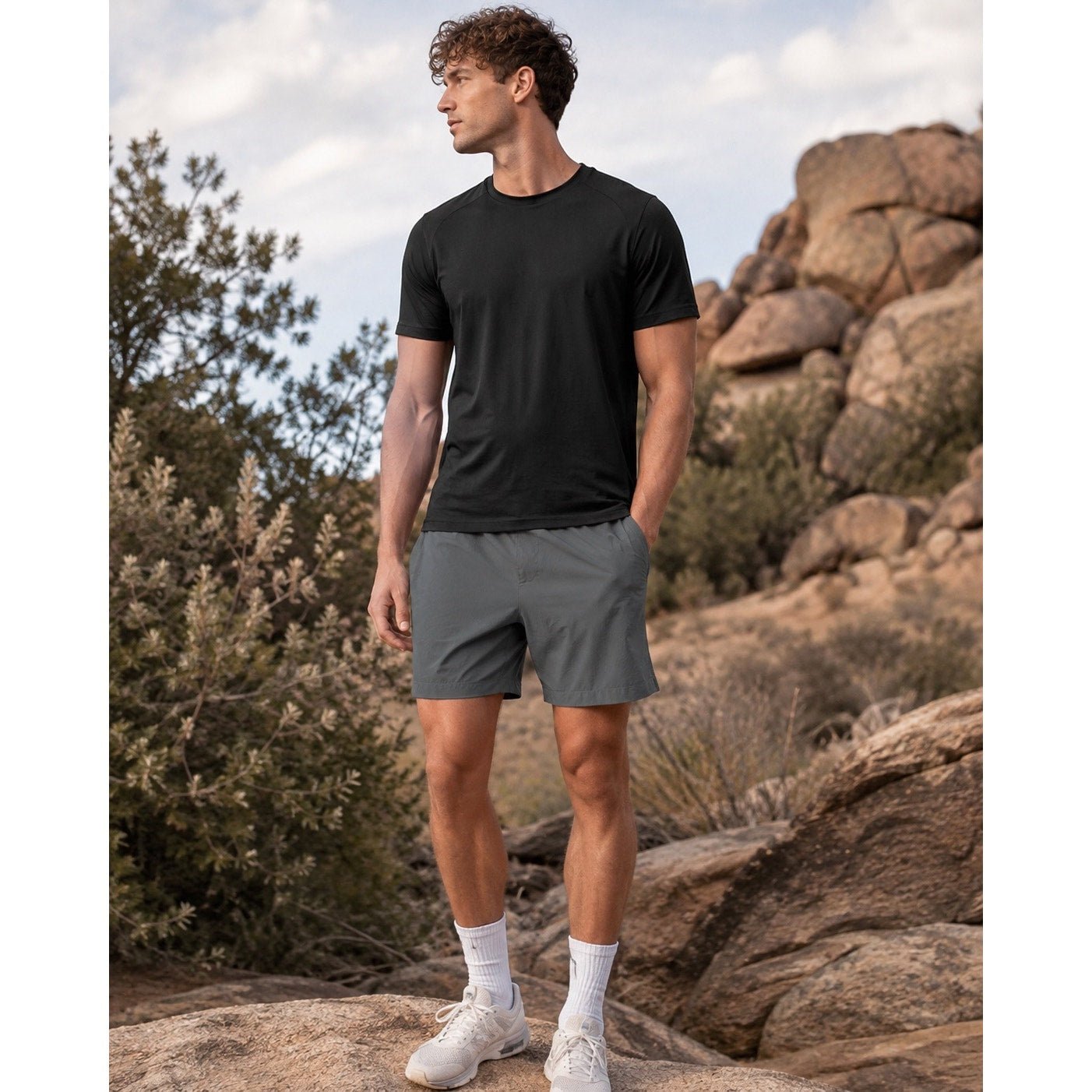 Lululemon Bowline Ripstop 8" Performance Shorts in Charcoal — Size Large // Preowned