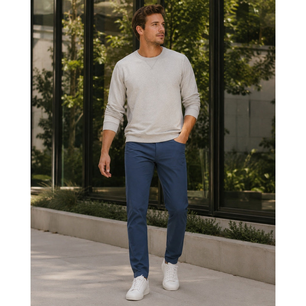 Lululemon ABC Warpstreme Classic Fit 5 Pocket Pants in True Navy — Size 34 // Preowned
