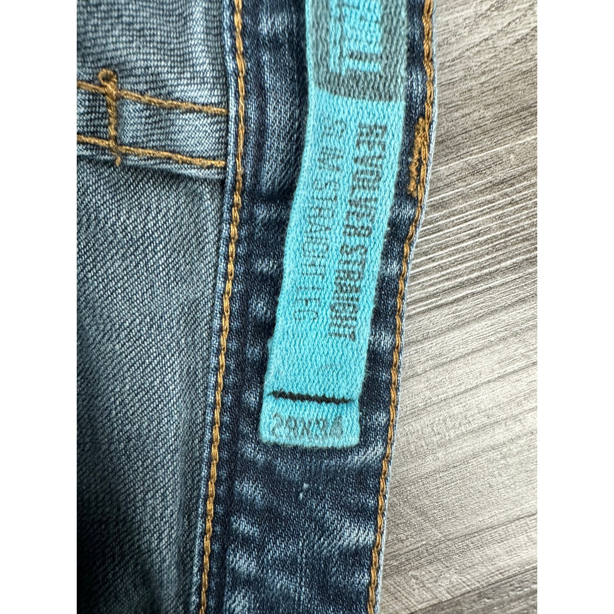 Rock & Roll Denim Revolver Slim Straight Reflex Jeans — Size 29x36 // Preowned