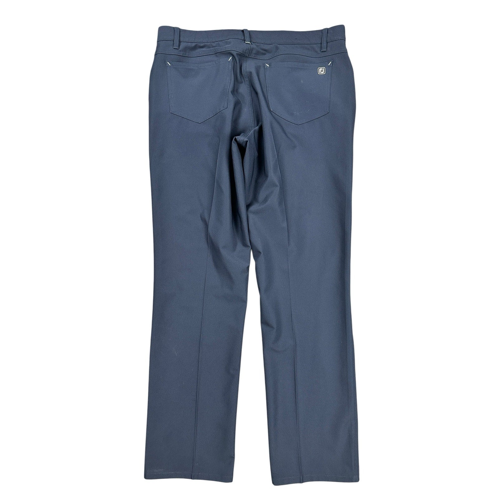 FootJoy FJ Athletic Fit 5-Pocket Performance Golf Pant in Navy — 38x32