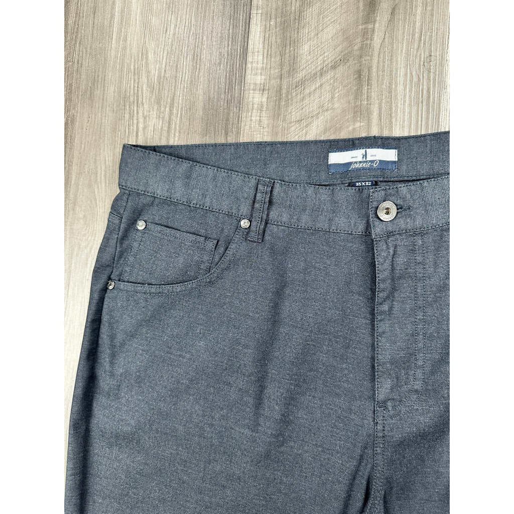Johnnie-O Atlas Stretch Five Pocket Lightweight Pants in Dark Navy — Size 35x32 // Preowned