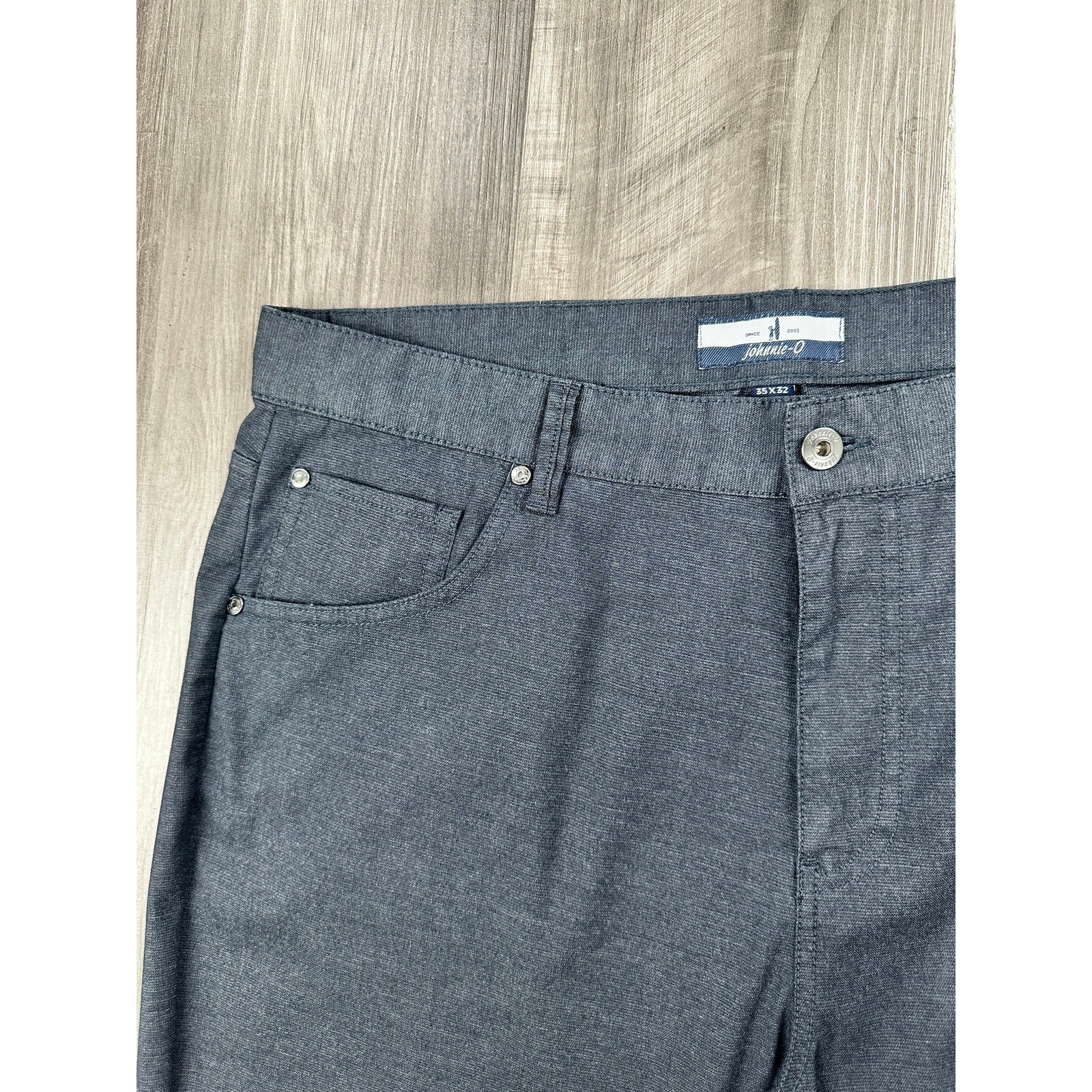 Johnnie-O Atlas Stretch Five Pocket Lightweight Pants in Dark Navy — Size 35x32 // Preowned
