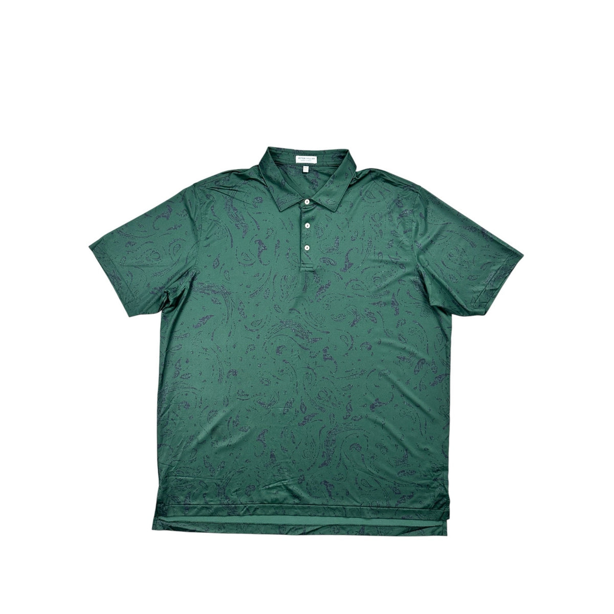 Peter Millar Balsam Gator Baitik Summer Comfort Performance Jersey Polo — Size 2XL // Preowned