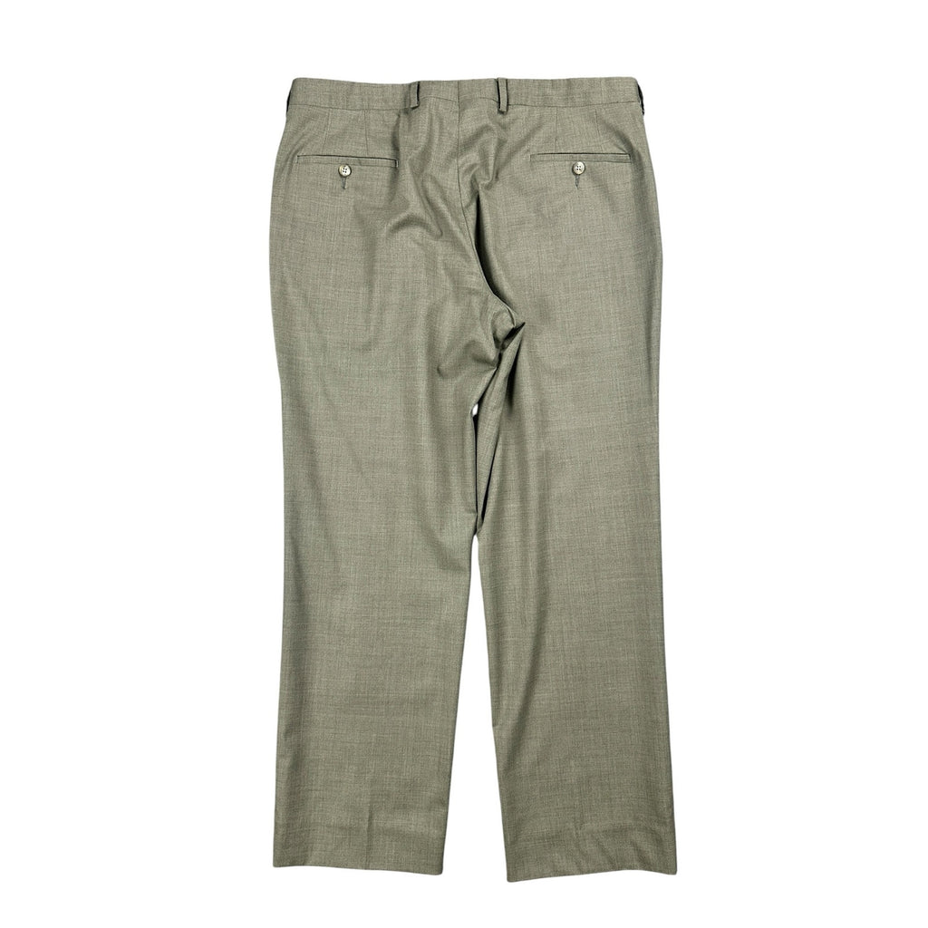 Coppley 1883 Loro Piana Stretch Wool Dress Pants in Dark Tan — Size 36R // Preowned