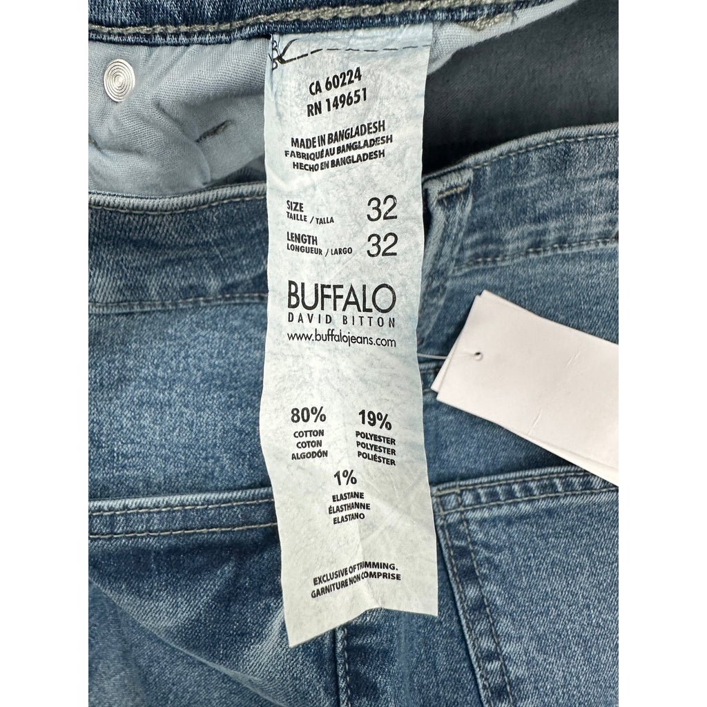 Buffalo David Bitton Driven Relaxed Straight Jeans — Size 32x32