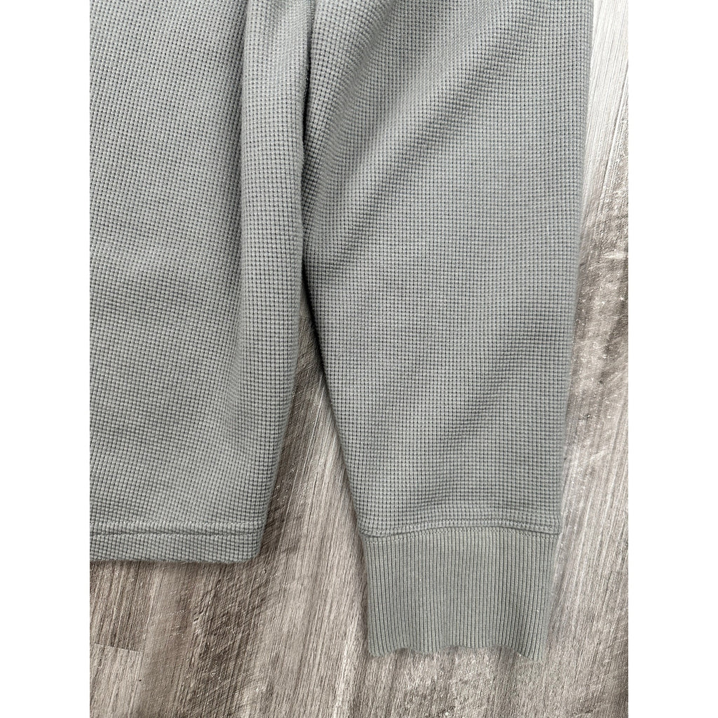 Kuiu Waffle Knit Thermal Henley in Gray — Size Large // Preowned