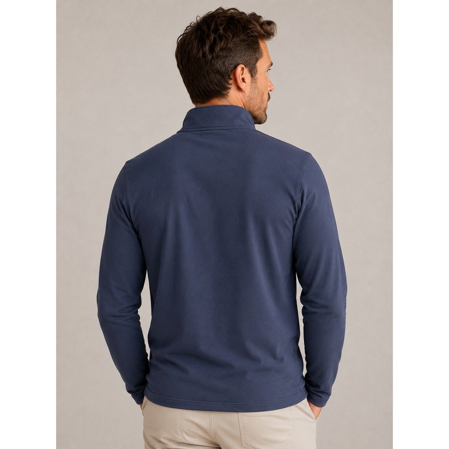 Tommy John Go Anywhere Quarter Zip Pullover in Navy — Size XL