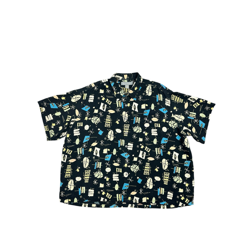 Tori Richard Cocktail Barfly Silk Short Sleeve Shirt — Size 3XB // Preowned