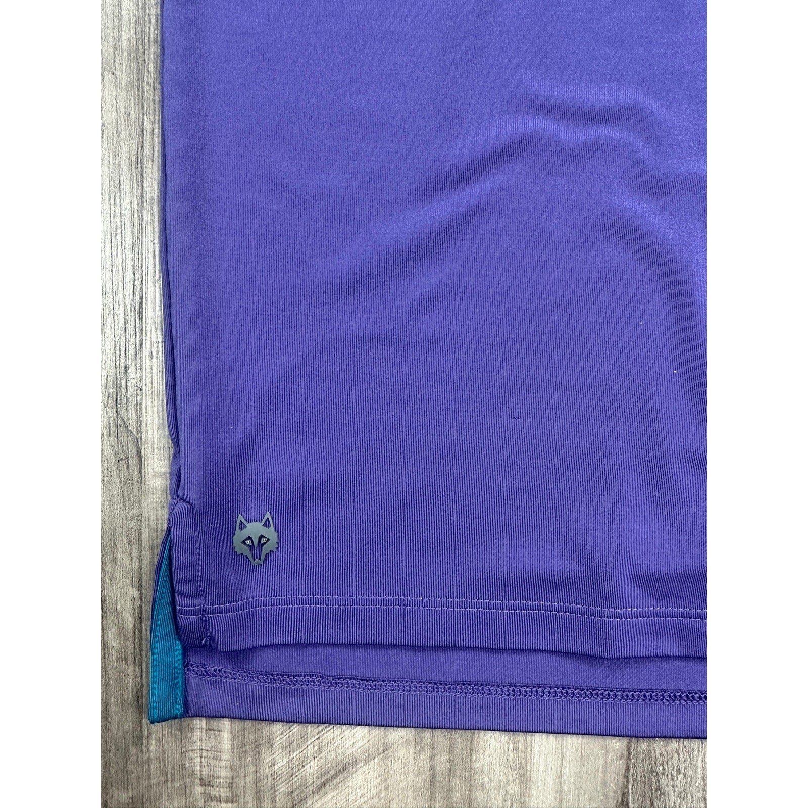 Greyson Performance Golf Polo with Knit Collar in Purple — Size Large // Preowned