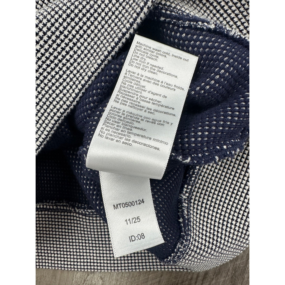 Psycho Bunny Chandail Waffle Pullover Hoodie — Size Large