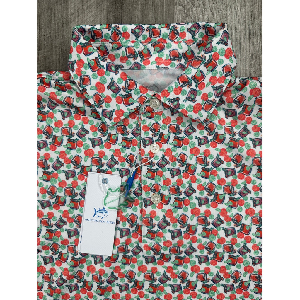 Southern Tide Driver Paloma Paradise Polo — Size Small