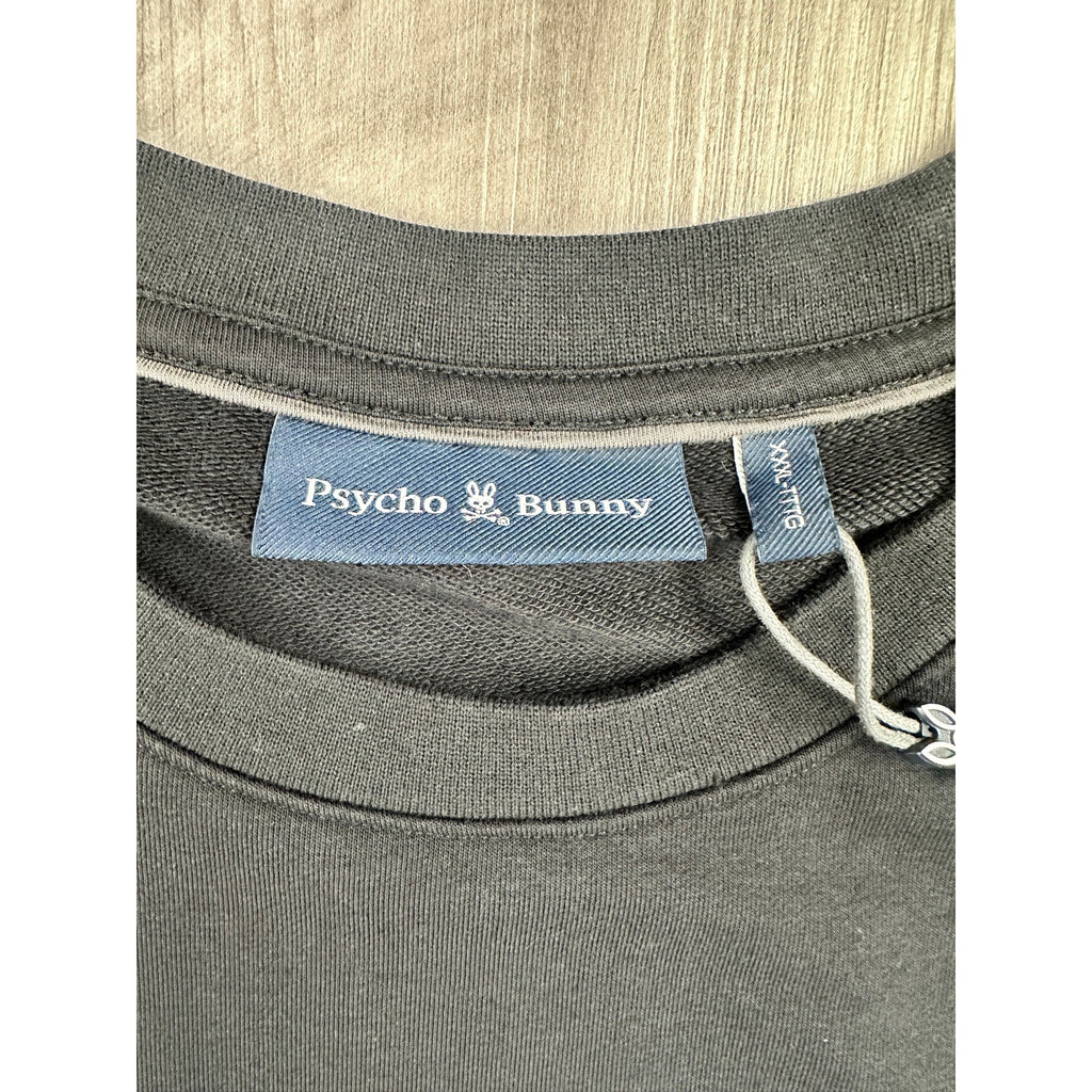 Psycho Bunny Gabin Textured Crew Neck Sweatshirt — Size 3XL
