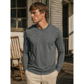 GoodLife Long Sleeve Crew Neck Tee in Heather Charcoal — Size Large