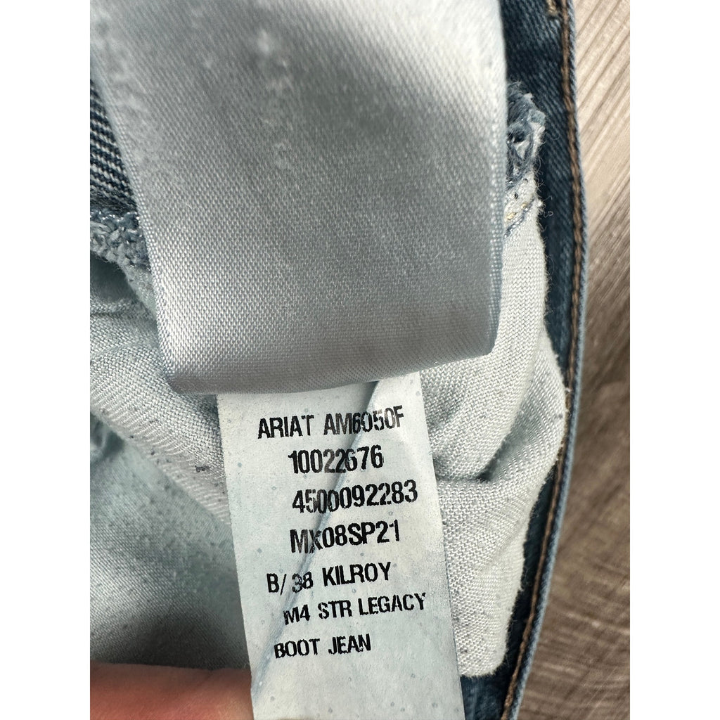 Ariat Legacy Kilroy M4 Relaxed Bootcut Jeans in Blue — Size 44x30 // Preowned