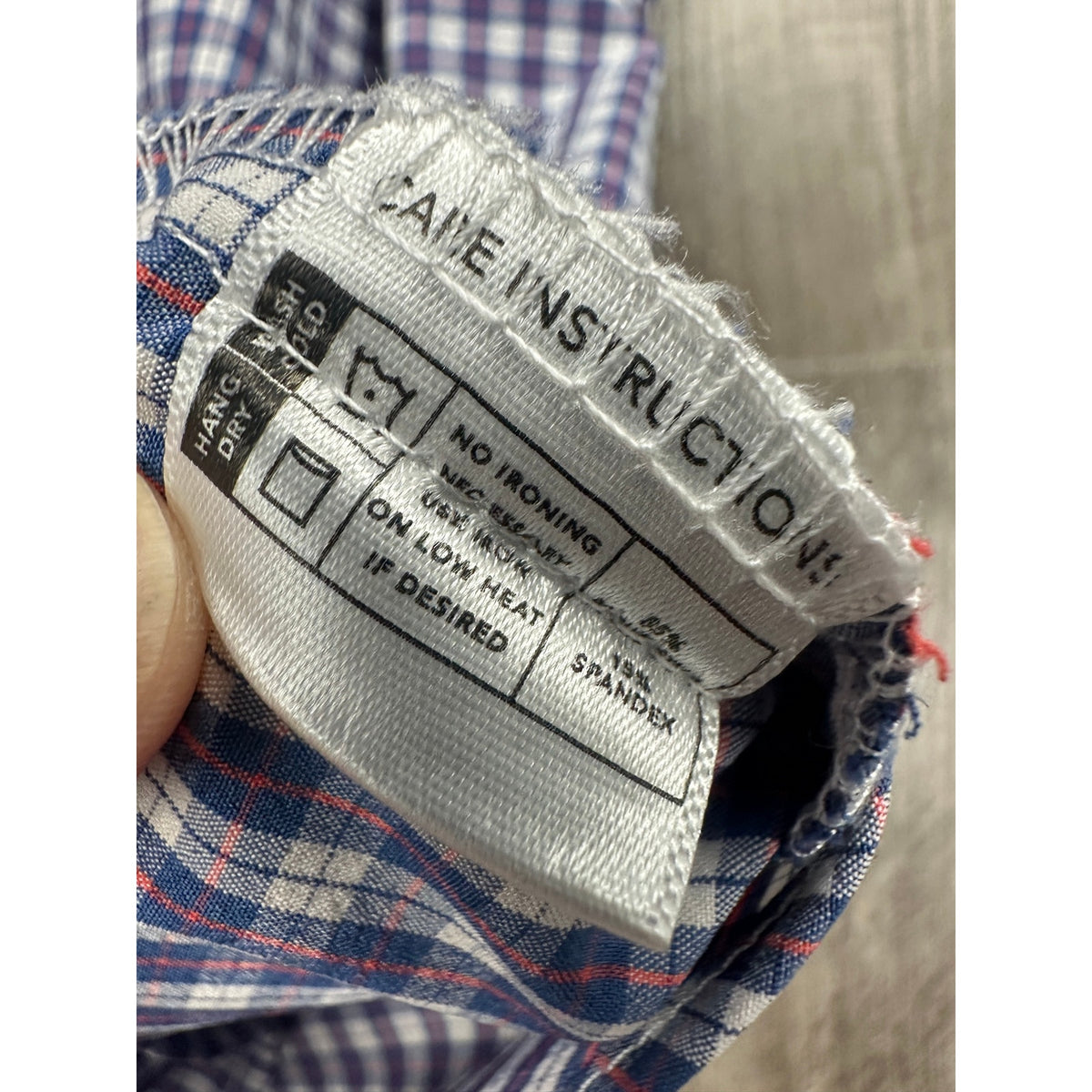 Mizzen+Main Leeward Collection Performance Plaid Trim Fit Long Sleeve Shirt — Size XL // Preowned