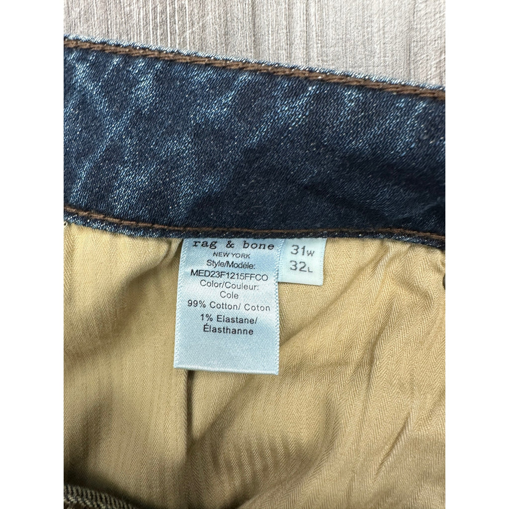 Rag & Bone Fit 3 Classic Authentic Stretch Cole Jeans — Size 31 // Preowned