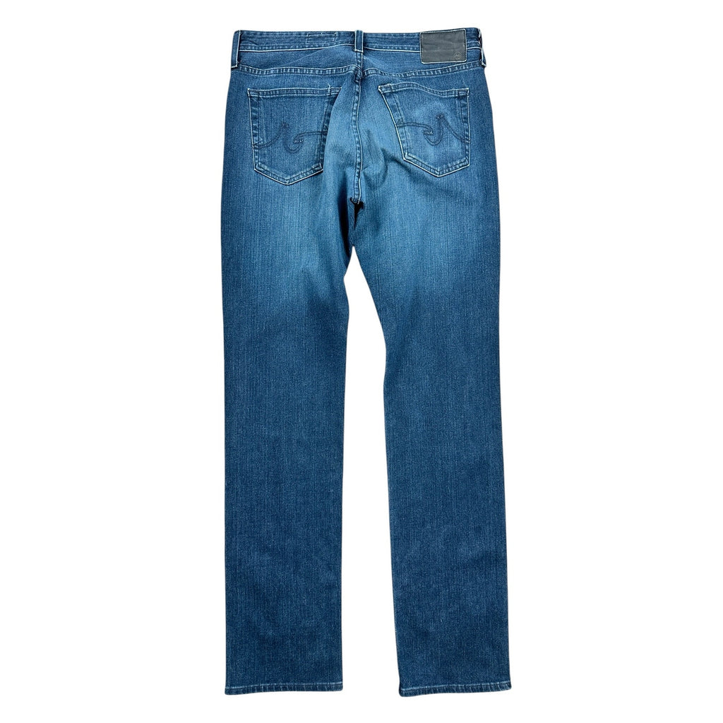 AG Adriano Goldschmied Everett Slim Straight Denim 360 Jean in Blue — Size 32x34 // Preowned