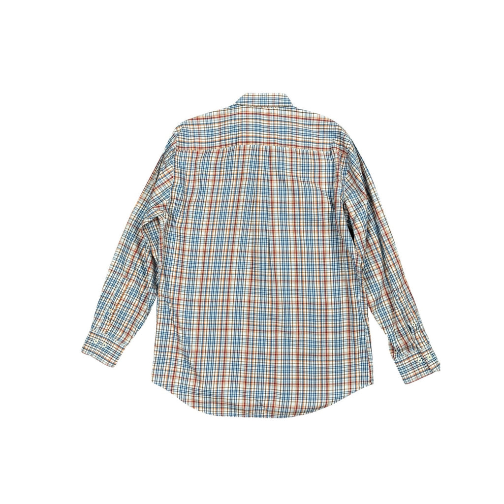 Peter Millar Crown Collection Plaid Long Sleeve Button Down Shirt — Size Large // Preowned