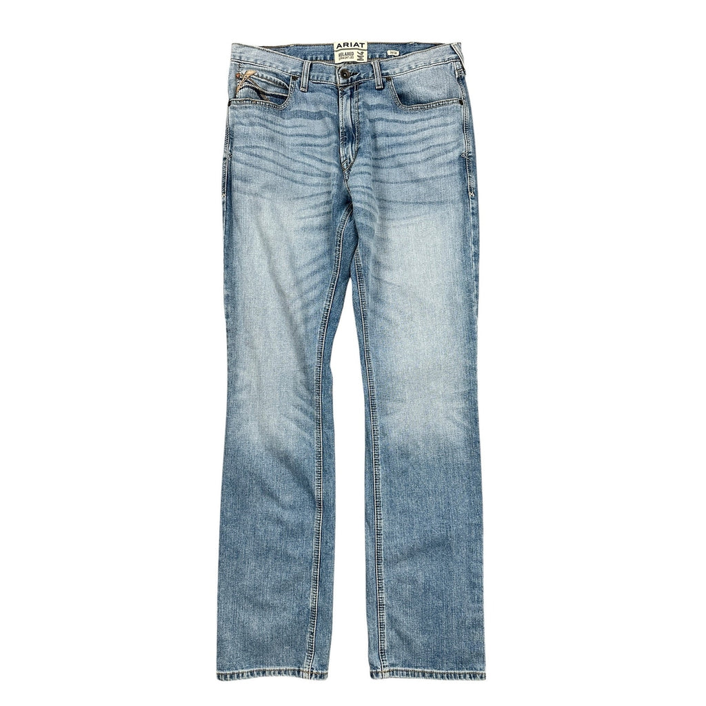 Ariat Abel M4 Relaxed Straight Leg Jean in Orleans Blue — Size 36x38 // Preowned