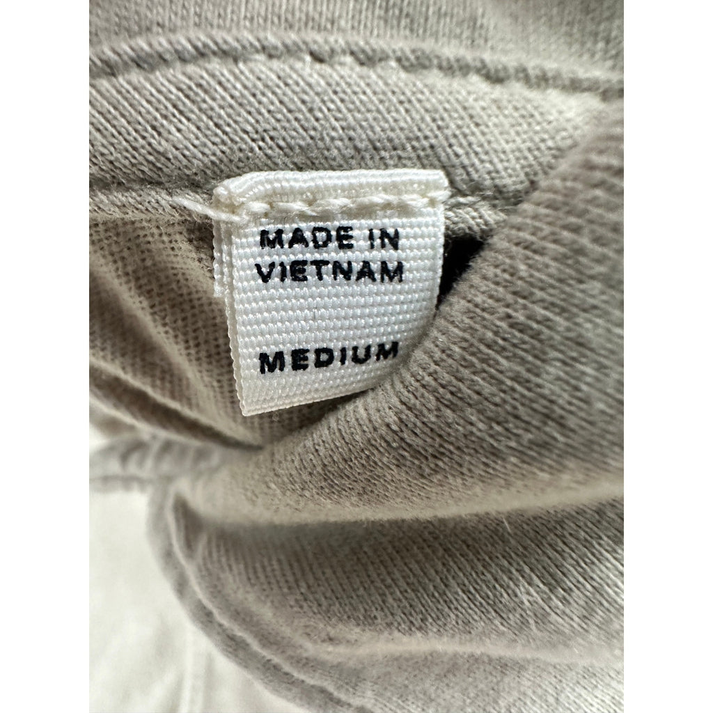 Buck Mason Sueded Cotton Jersey Polo in Warm Taupe — Size Medium // Preowned