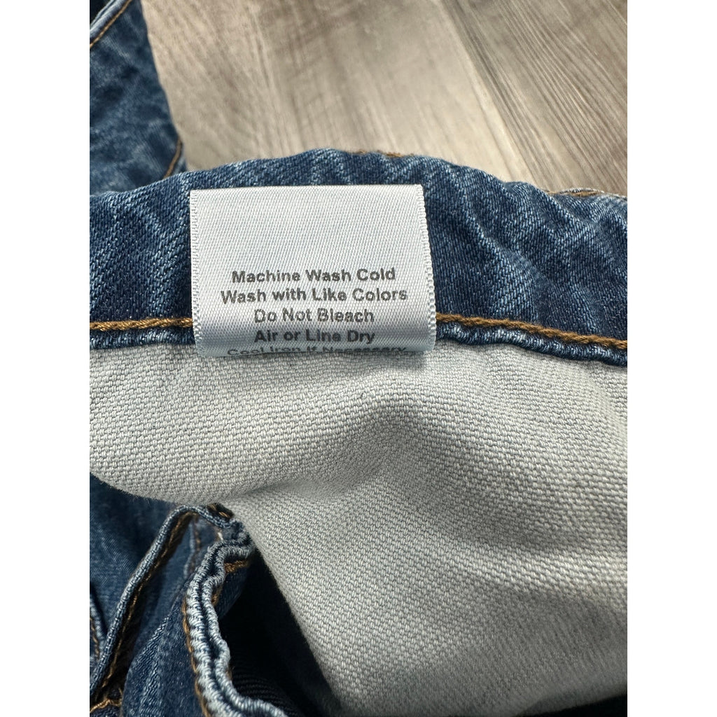 Pool House New York Wide Leg Straight Jeans in Blue — Size 38 // Preowned