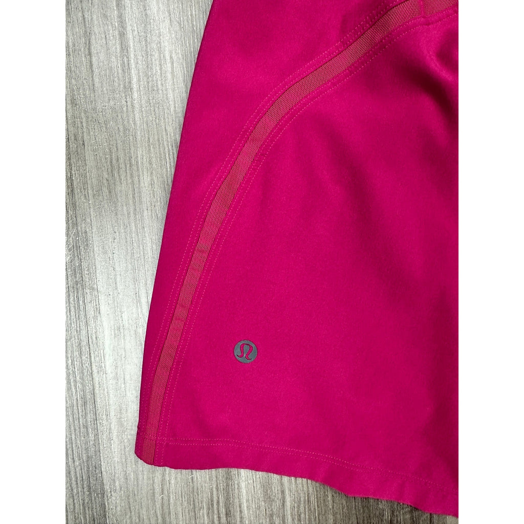 Lululemon Pace Breaker Linerless 5" Shorts in Dramatic Magenta — Size XL // Preowned