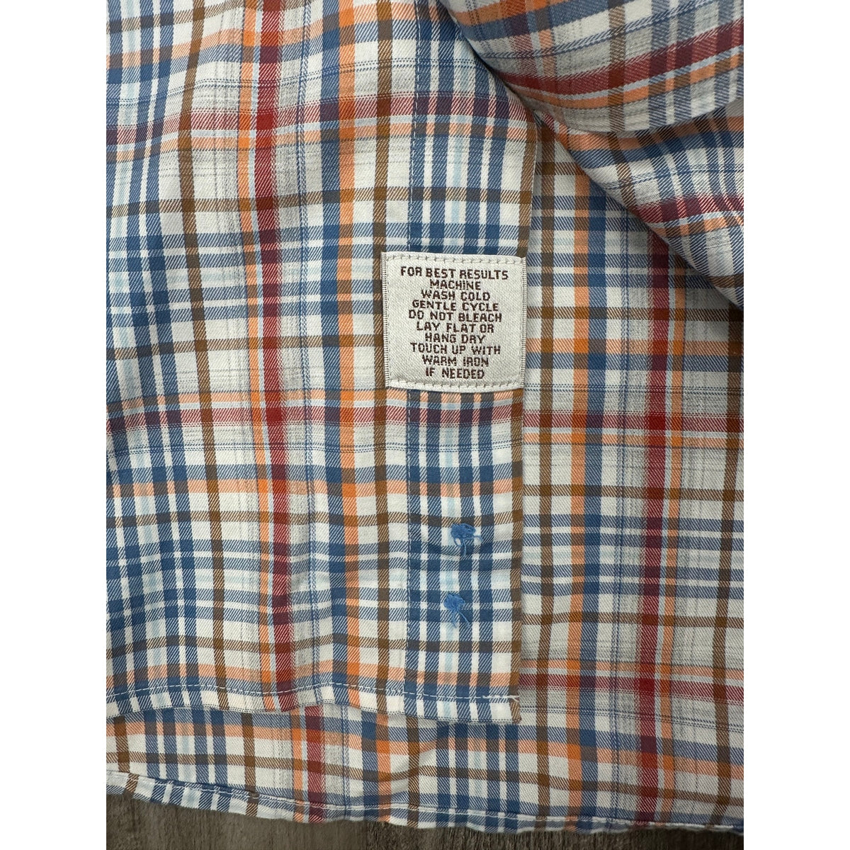 Peter Millar Crown Collection Plaid Long Sleeve Button Down Shirt — Size Large // Preowned
