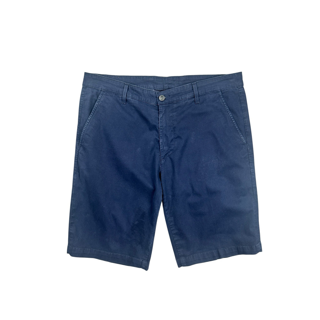 AG Adriano Goldschmied Griffin Relaxed Chino Shorts in Navy — Size 34R // Preowned
