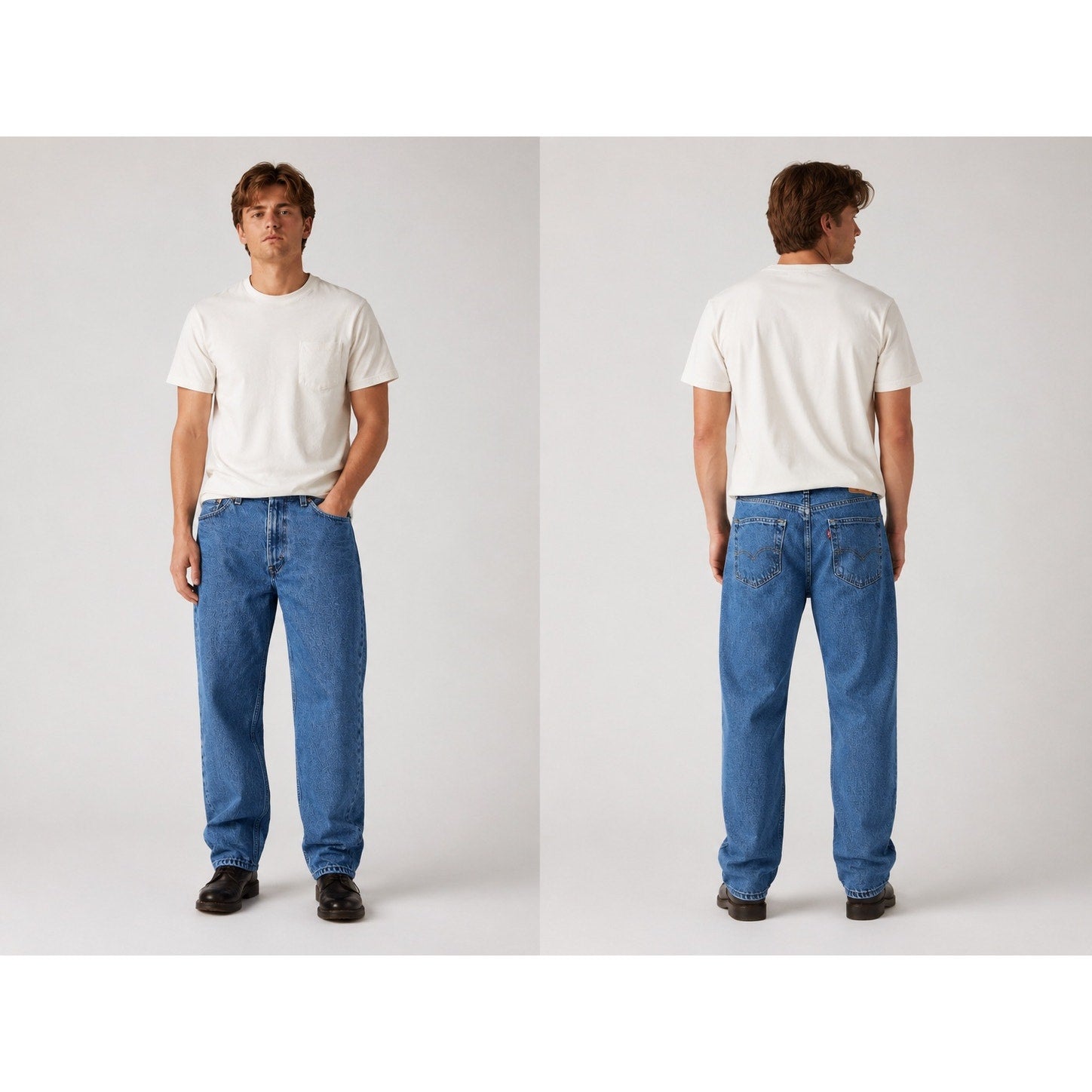 Levi's 550 Relaxed Fit Jean in Medium Wash Blue — Size 32x30 // Preowned