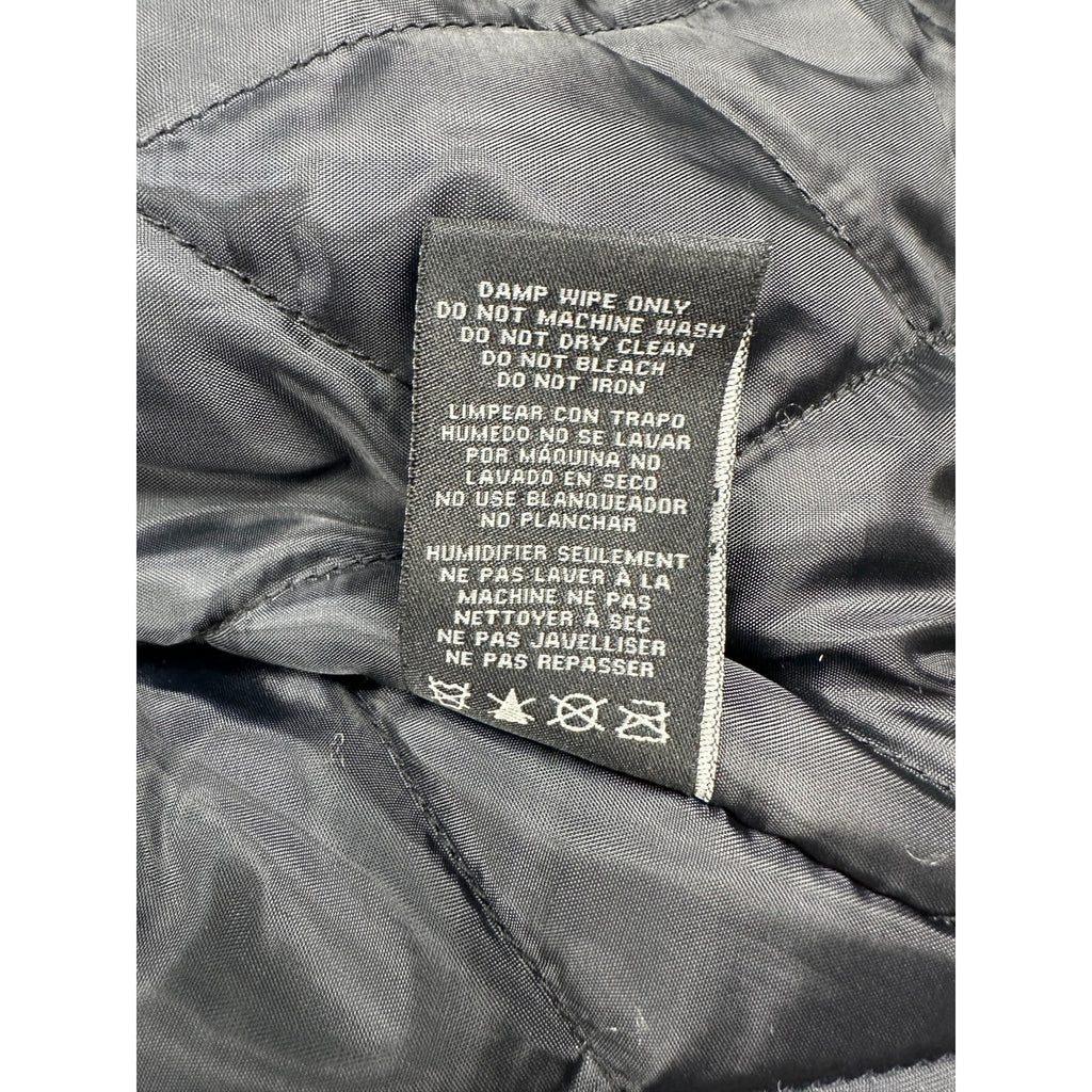 Members Only x Keith Haring Paradise Garage Racing Faux Leather Jacket in Black — Size Large