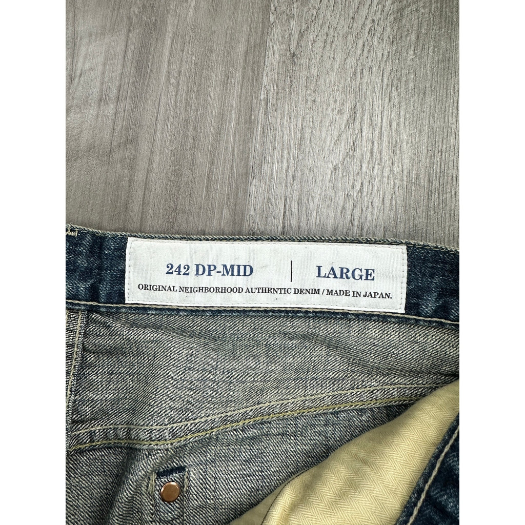 Neighborhood 242 DP-MID Made in Japan Jeans in Blue — Size Large // Preowned