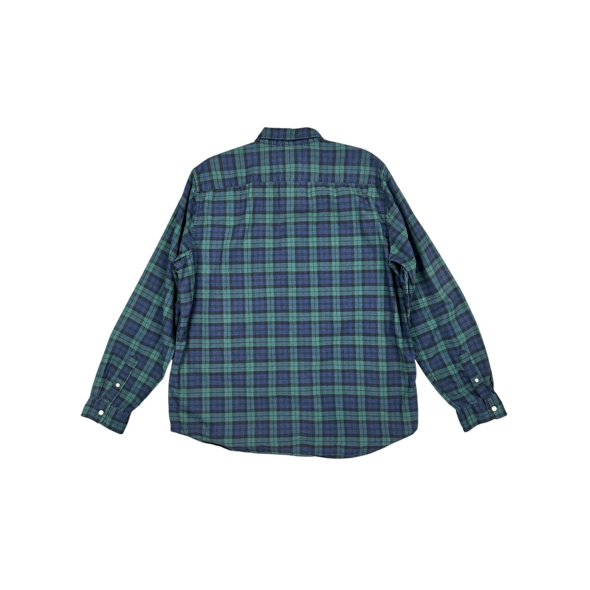 Ralph Lauren Denim & Supply Y2K Plaid Regular Fit Long Sleeve Button Down Shirt — Size XL // Preowned