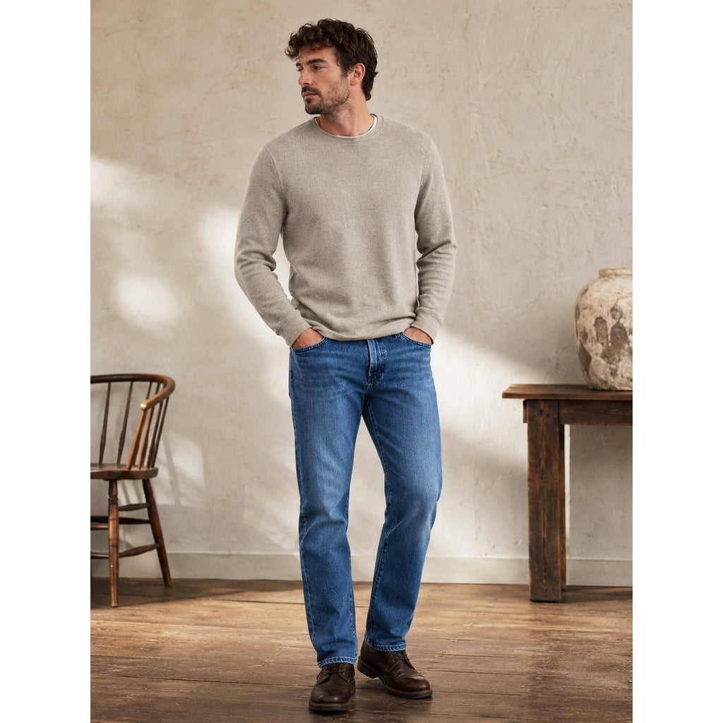 AG Adriano Goldschmied Denim 360 The Graduate Tailored Leg Jean in Blue — Size 36x34 // Preowned