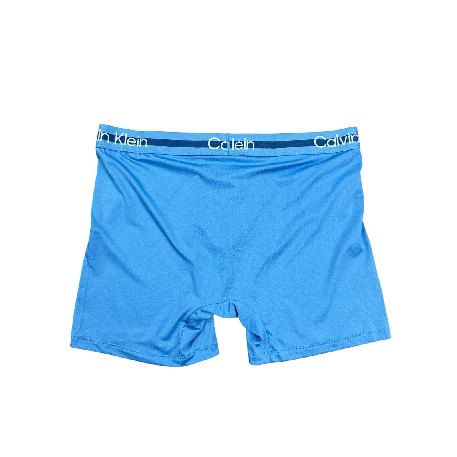 Calvin Klein Microfiber Stretch Boxer Brief 3-Pack in Blue Multi — Size XL