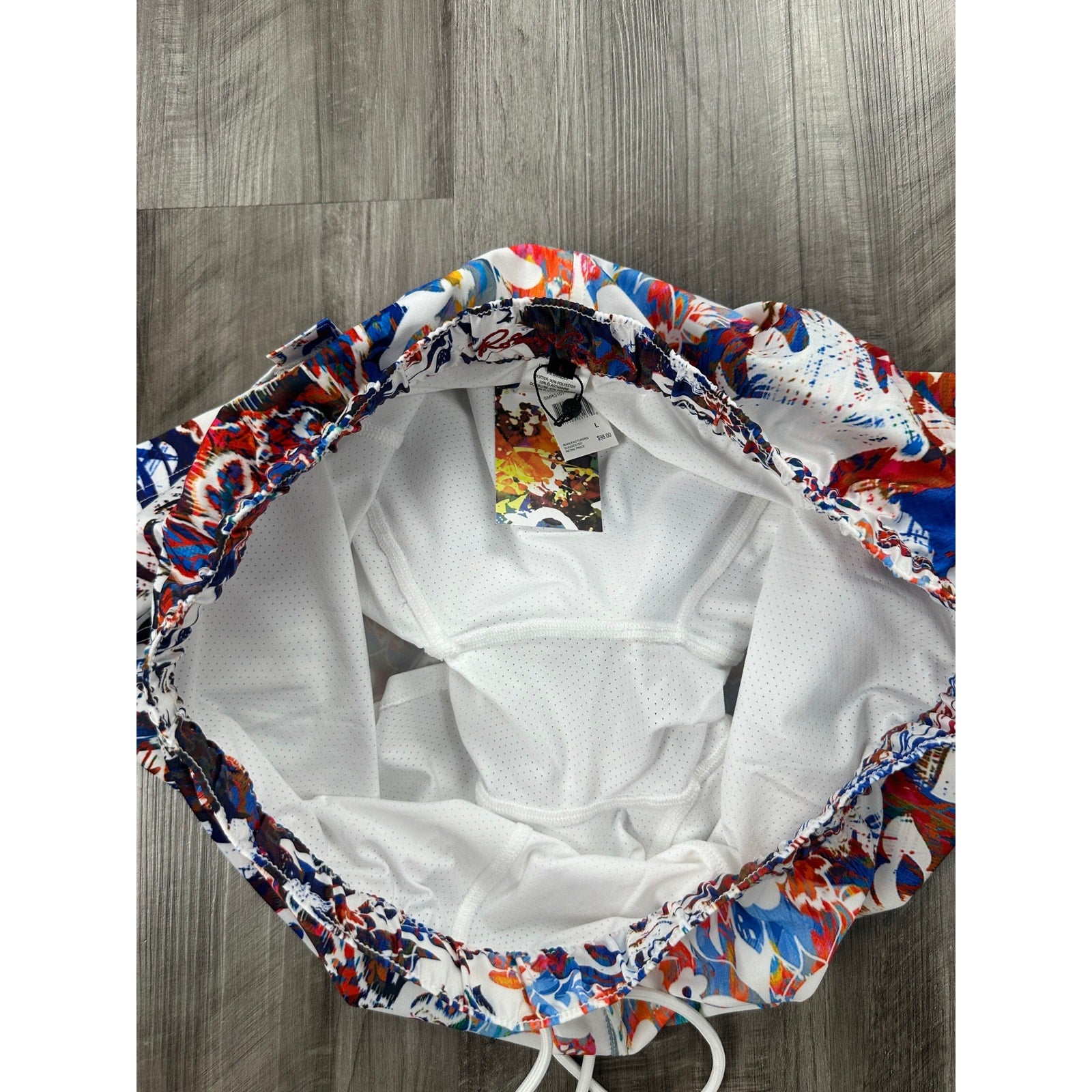 Robert Graham Floral Graffiti Swim Trunks — Size Large