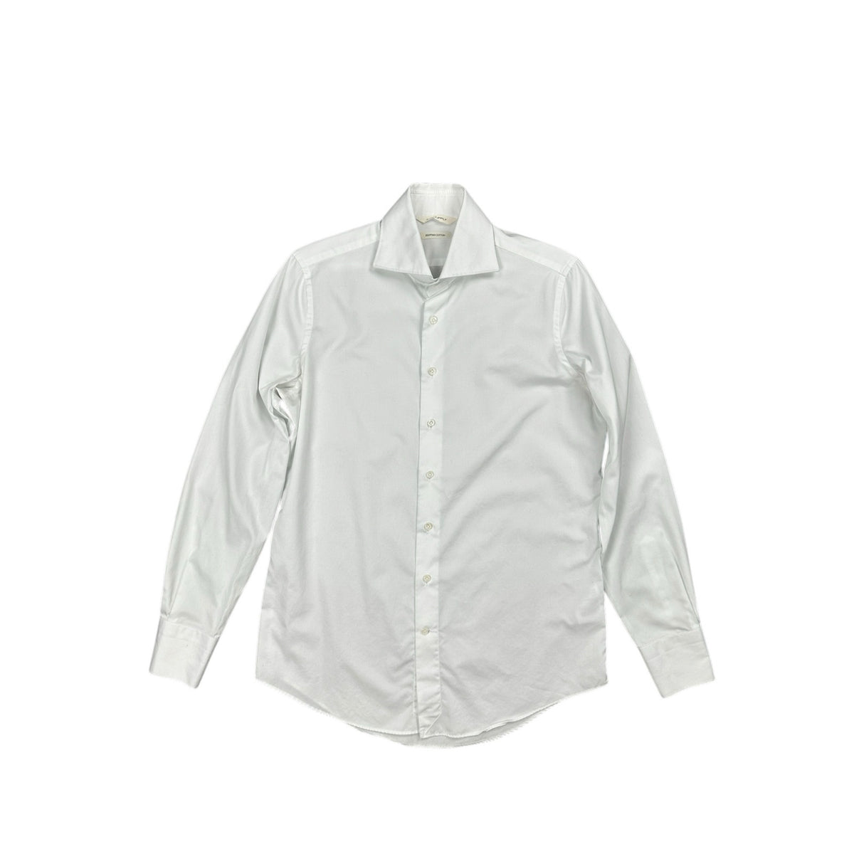 Suitsupply Thomas Mason Fabrics Egyptian Cotton Slim Fit Formal Long Sleeve Shirt — Size 37/14.5 (Small) // Preowned