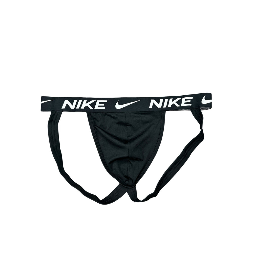 Nike Dri-FIT Essential Microfiber Jockstrap — 3 Pack in Black — Size 2XL