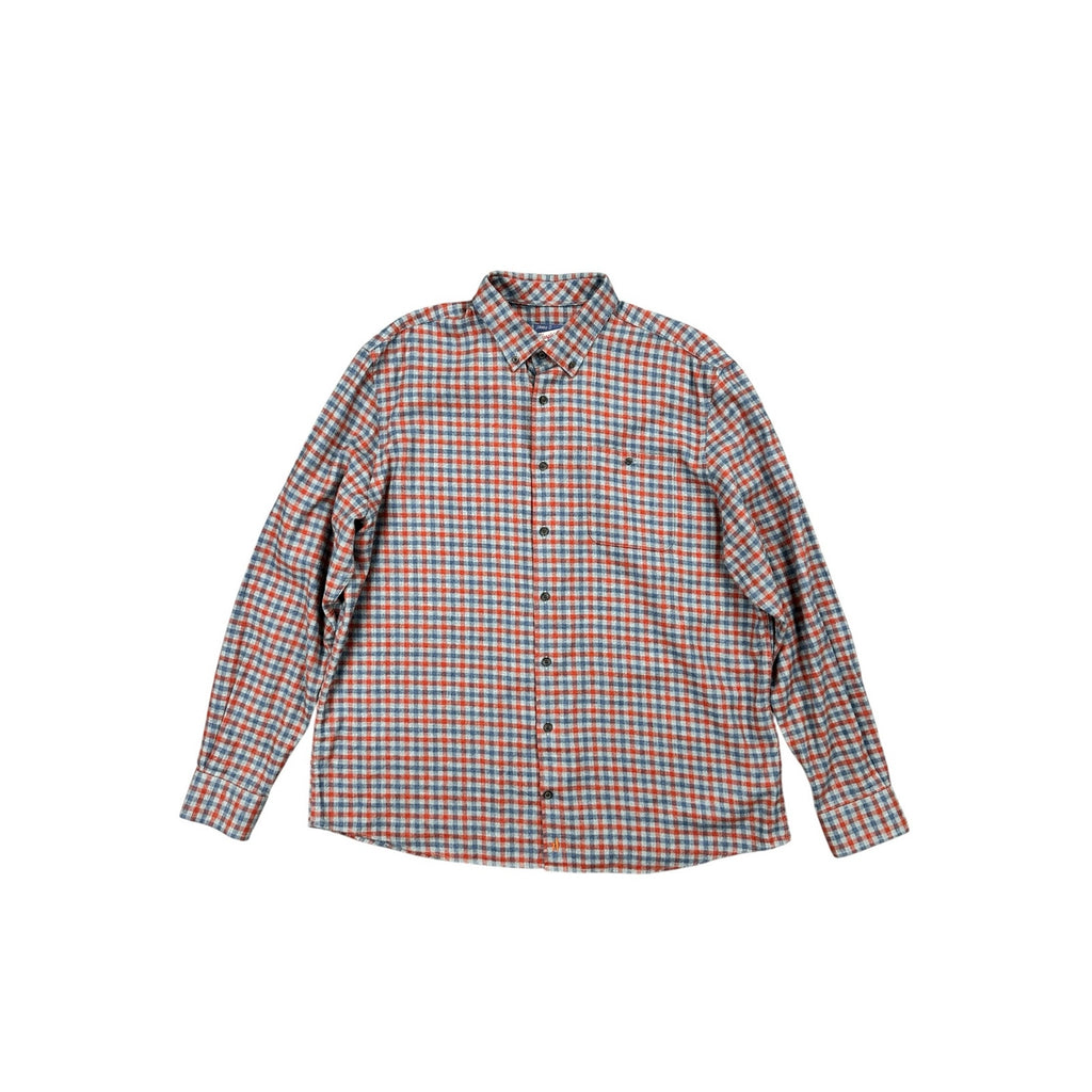 Johnnie-O Dickens Check Long Sleeve Flannel Sport Shirt — Size XL // Preowned