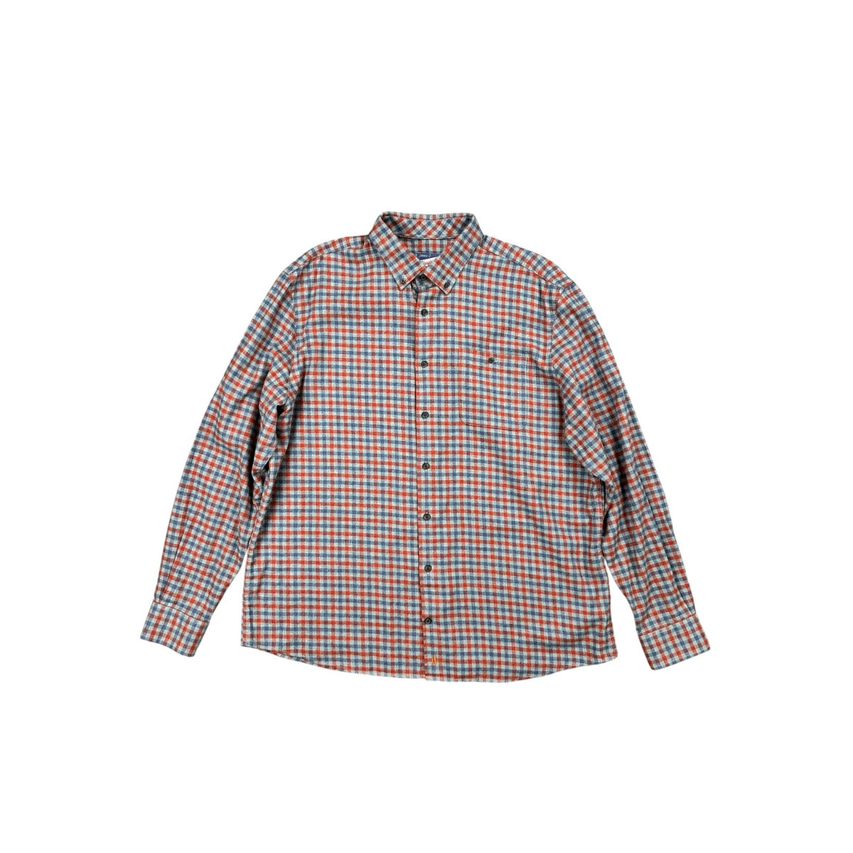 Johnnie-O Dickens Check Long Sleeve Flannel Sport Shirt — Size XL // Preowned