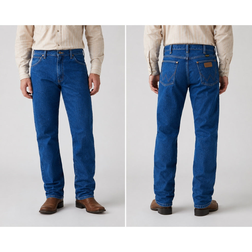 Wrangler Made in USA Vintage Cowboy Cut Original Fit Jeans in Blue — Size 42x30 // Preowned