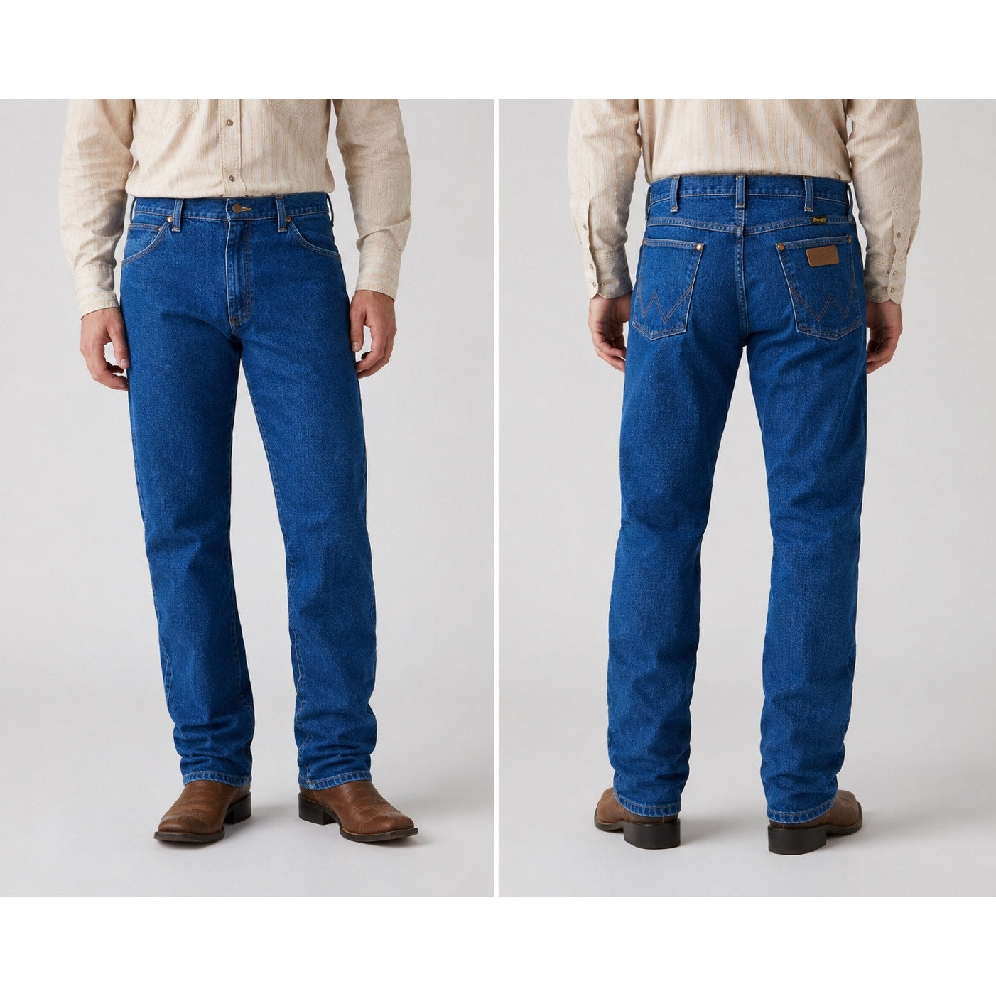 Wrangler Made in USA Vintage Cowboy Cut Original Fit Jeans in Blue — Size 42x30 // Preowned