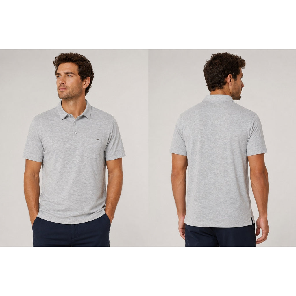 Vuori Ace Performance Polo in Light Gray — Size XL // Preowned