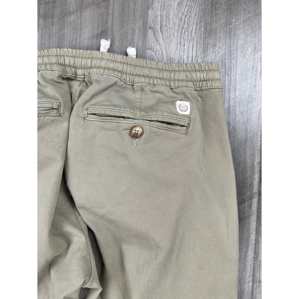 Marine Layer Saturday Athletic Fit Beach Pant in Tan — Size Medium // Preowned