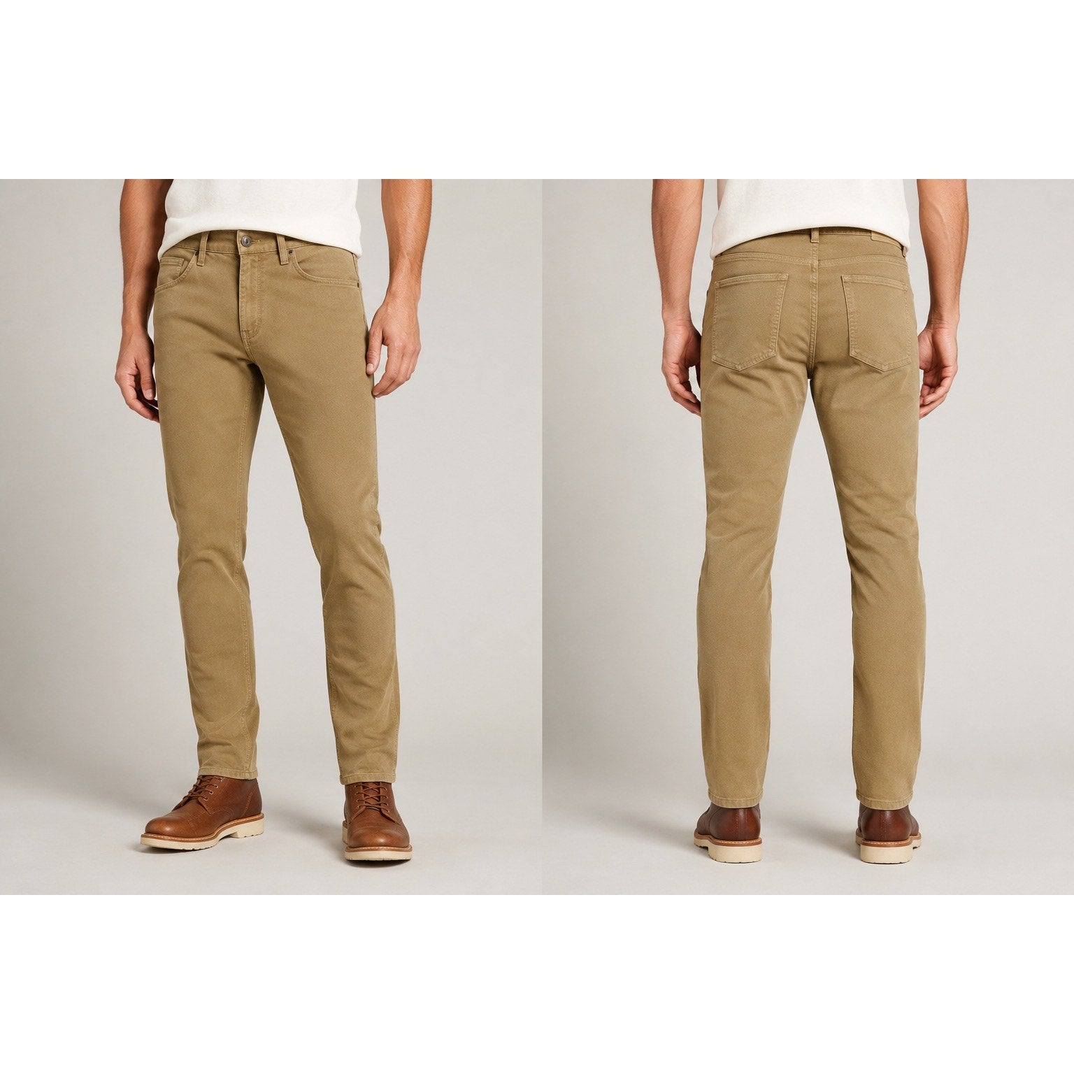 Billy Reid Moleskin Slim Fit 5 Pocket Pants in Tan — Size 34 // Preowned