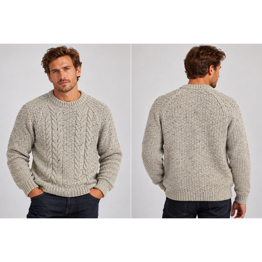 Finisterre Westray Crew Neck Pure New Wool Sweater — Size Small // Preowned