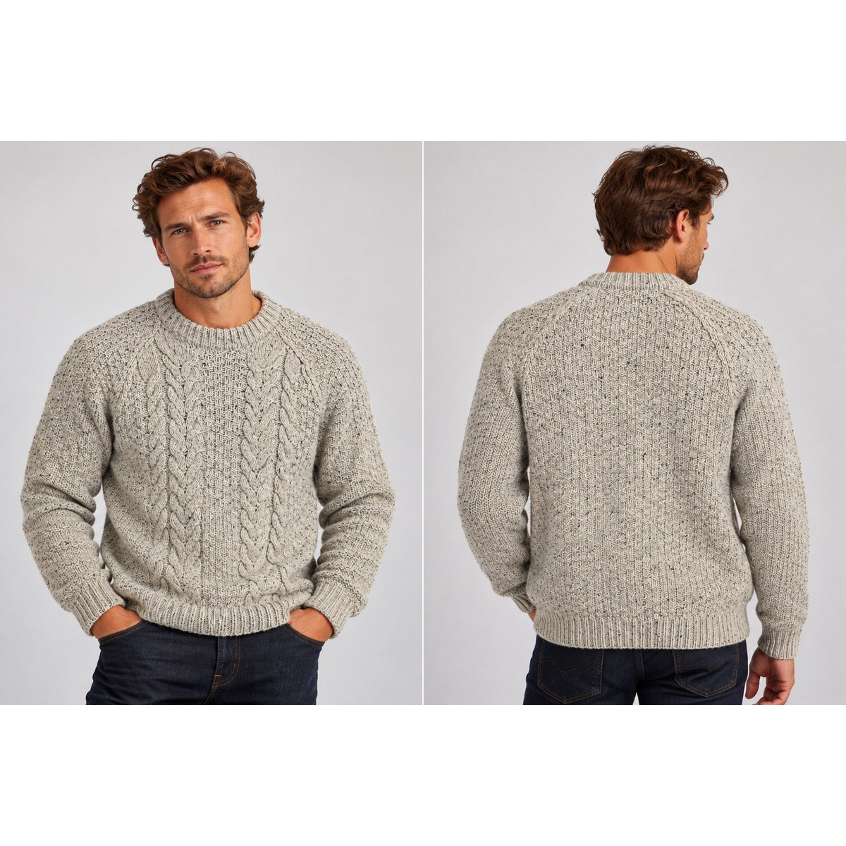 Finisterre Westray Crew Neck Pure New Wool Sweater — Size Small // Preowned