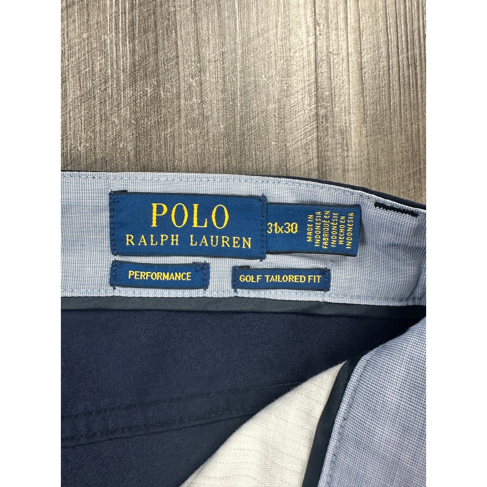Polo Ralph Lauren Coolmax Performance Tailored Fit Golf Pants in Navy — Size 31x30