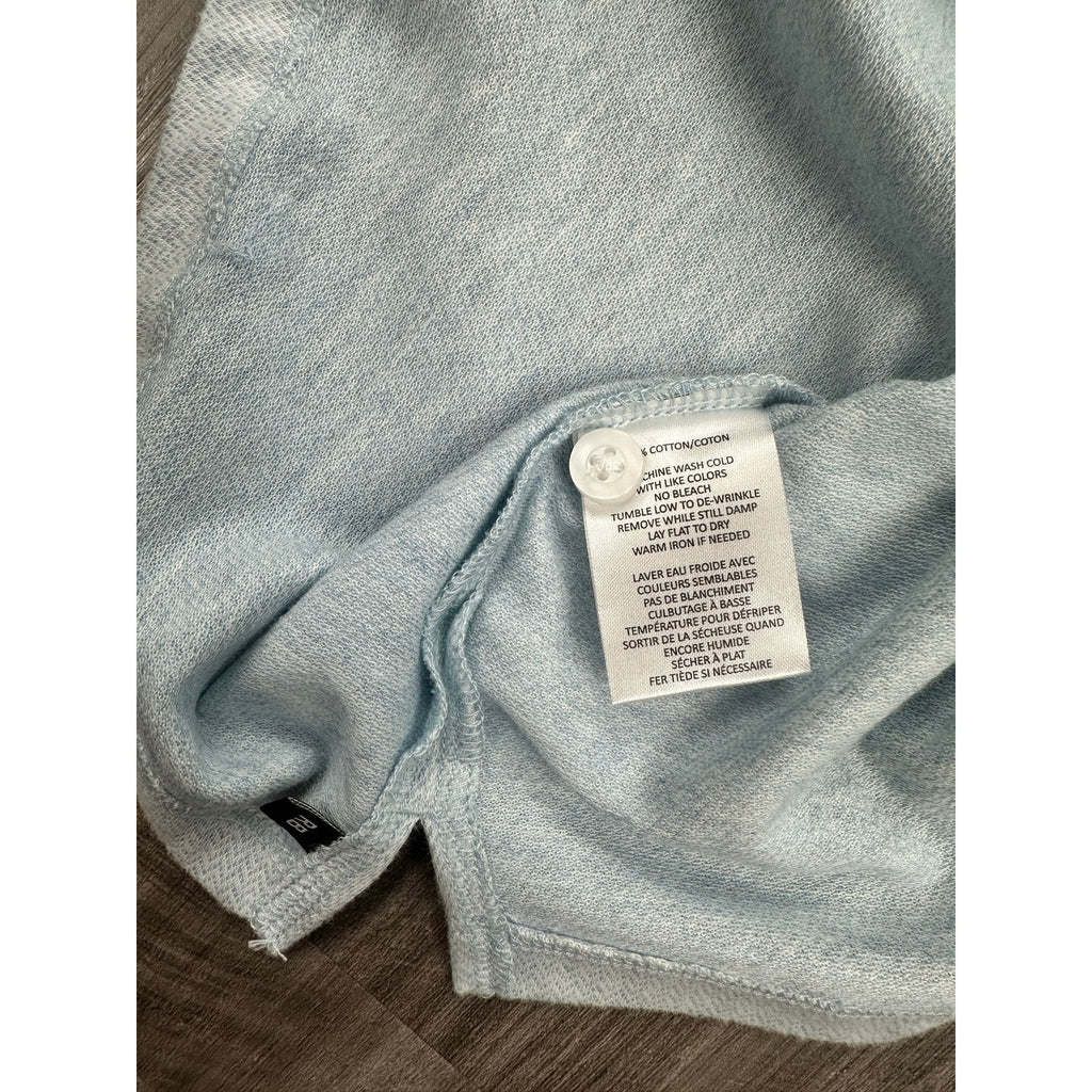 Robert Barakett Catalina Short Sleeve Knit Shirt in Soft Chambray — Size 2XL