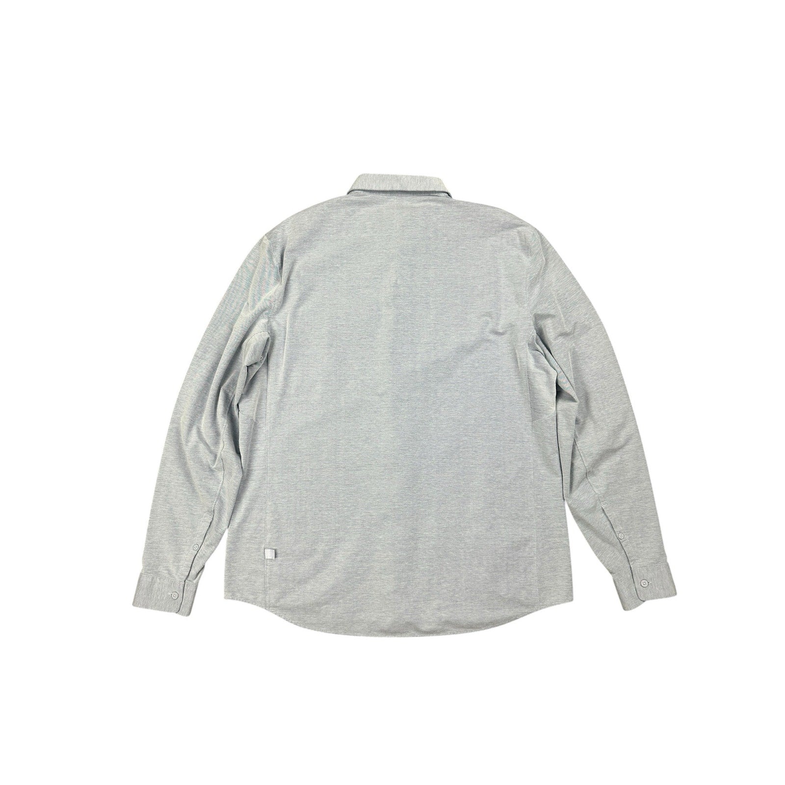 Lululemon Commission Long Sleeve Pocket Shirt in Light Gray — Size XL // Preowned